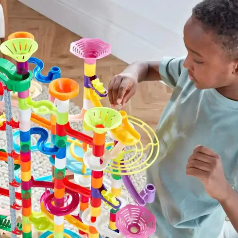 Electronic Marble Run interaktív golyópálya motorizált lifttel