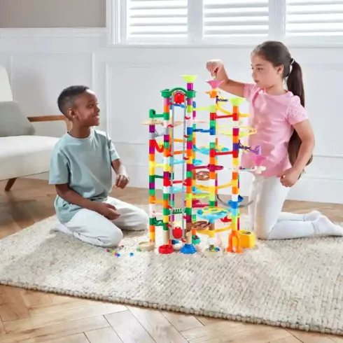 Electronic Marble Run interaktív golyópálya motorizált lifttel