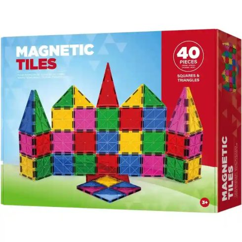Magnetic Tiles 40db-os mágneses építőjáték