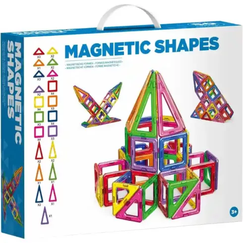 Magnetic Tiles 50db-os üreges mágneses építőjáték