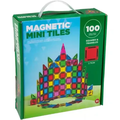 Magnetic Tiles 100db-os mágneses építőjáték