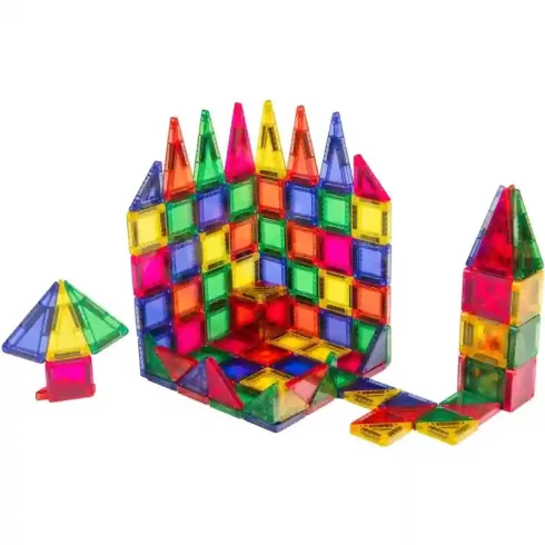 Magnetic Tiles 100db-os mágneses építőjáték
