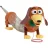   Toy Story Slinky tacskó rugós kutya figura (csomagolássérült)
