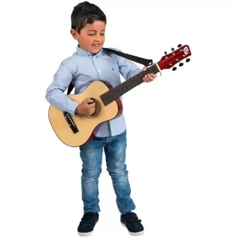 Rockstar Junior 6 húros akusztikus natúr gitár gyerekeknek