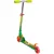 Dinós fémvázas összecsukható kétkerekű gyerek roller lábfékkel, LED világítással