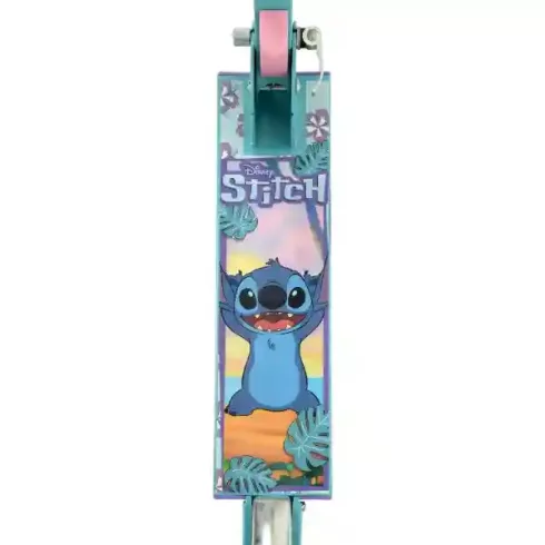 Disney Stitch fémvázas összecsukható kétkerekű gyerek roller lábfékkel
