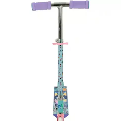 Disney Stitch fémvázas összecsukható kétkerekű gyerek roller lábfékkel