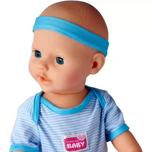 New Born Baby - 6 funkciós, interaktív fiú baba 43cm