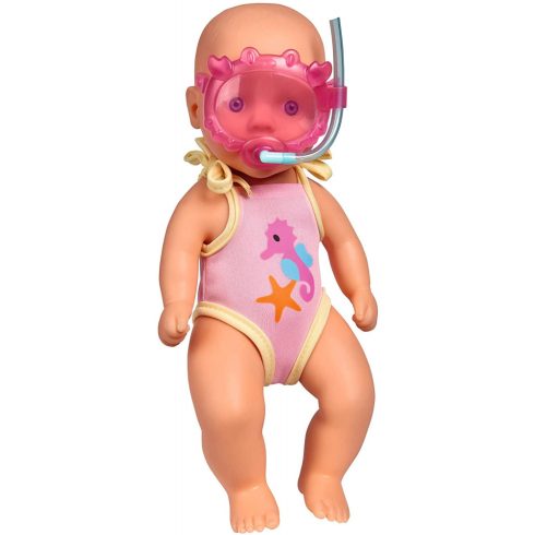Simba Toys New Born Baby - Vízálló baba búvárszemüveggel 30cm (105030172)