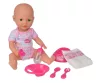 Simba Toys New Born Baby - 6 funkciós, interaktív lány baba 38cm (105032533)