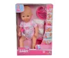 Simba Toys New Born Baby - 6 funkciós, interaktív lány baba 38cm (105032533)