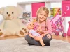 Simba Toys New Born Baby - 6 funkciós, interaktív lány baba 43cm (105039005)