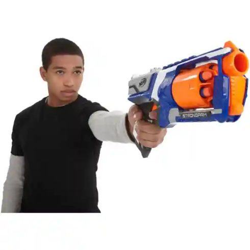 Hasbro Nerf N-Strike Elite Strongarm 2db játék szivacslövő forgótáras fegyver 12db lövedékkel
