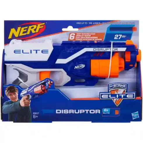 Hasbro Nerf N-Strike Elite Disruptor játék szivacslövő forgótáras fegyver 6db lövedékkel