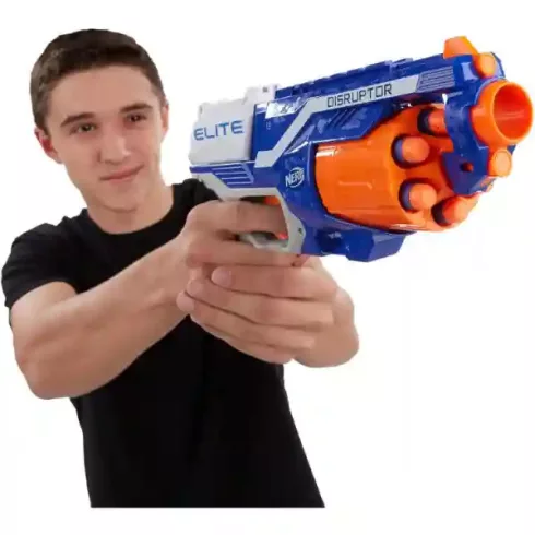 Hasbro Nerf N-Strike Elite Disruptor játék szivacslövő forgótáras fegyver 6db lövedékkel