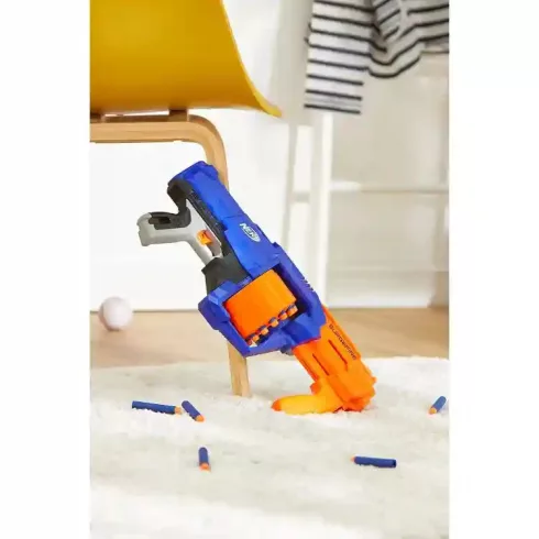 Hasbro Nerf N-Strike Elite Surgefire játék szivacslövő forgótáras fegyver 15db lövedékkel