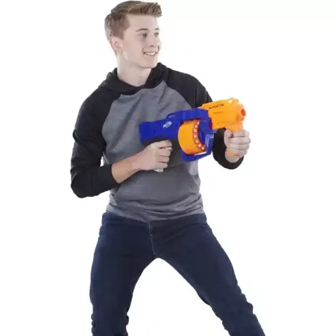 Hasbro Nerf N-Strike Elite Surgefire játék szivacslövő forgótáras fegyver 15db lövedékkel