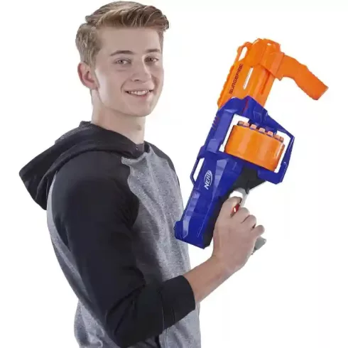 Hasbro Nerf N-Strike Elite Surgefire játék szivacslövő forgótáras fegyver 15db lövedékkel
