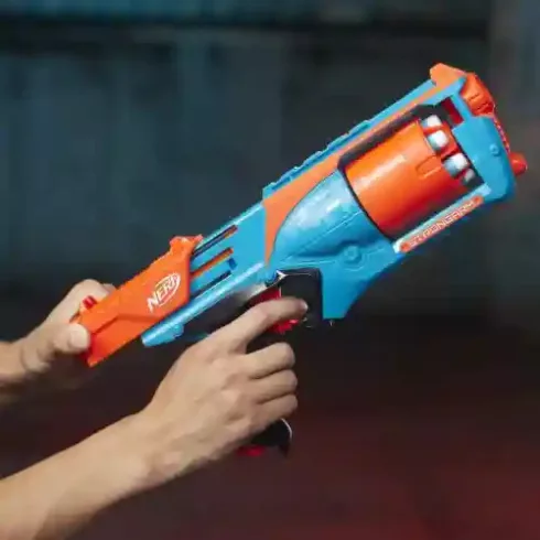 Hasbro Nerf N-Strike Elite Strongarm játék szivacslövő forgótáras fegyver 6db lövedékkel