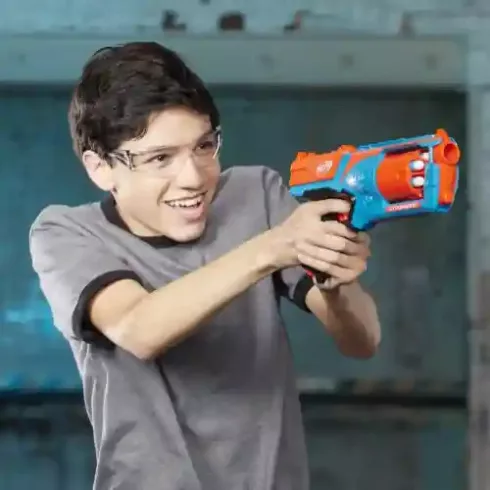 Hasbro Nerf N-Strike Elite Strongarm játék szivacslövő forgótáras fegyver 6db lövedékkel