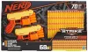 Hasbro Nerf E8314 Alpha Strike Fang QS-4 játék szivacslövő fegyver 2 db-os szett 68 db lövedékkel
