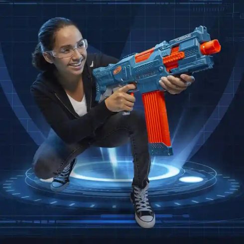 Hasbro Nerf Elite 2.0 Turbine CS-18 motorizált játék szivacslövő gépfegyver 18db lövedékkel