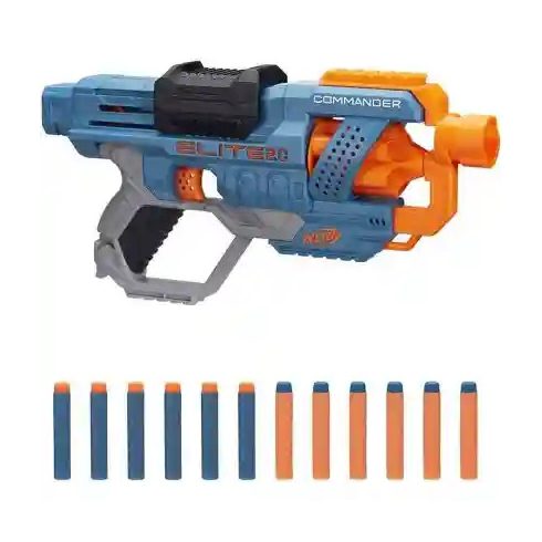 Hasbro Nerf E9485 Elite 2.0 Commander RD-6 játék szivacslövő forgótáras fegyver 12db lövedékkel