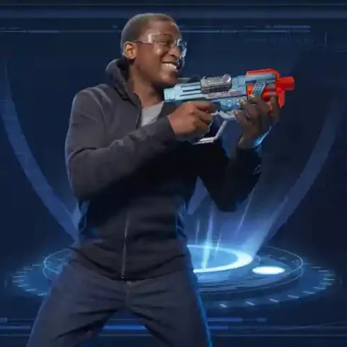 Hasbro Nerf E9485 Elite 2.0 Commander RD-6 játék szivacslövő forgótáras fegyver 12db lövedékkel