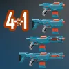 Hasbro Nerf Elite 2.0 Echo CS-10 játék szivacslövő fegyver 24db lövedékkel