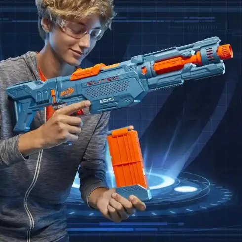 Hasbro Nerf Elite 2.0 Echo CS-10 játék szivacslövő fegyver 24db lövedékkel