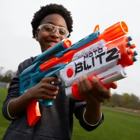Hasbro Nerf Elite 2.0 Motoblitz CS-10 motorizált játék szivacslövő távcsöves fegyver 22db lövedékkel