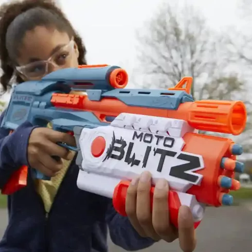 Hasbro Nerf Elite 2.0 Motoblitz CS-10 motorizált játék szivacslövő távcsöves fegyver 22db lövedékkel
