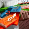Hasbro Nerf Elite 2.0 Double Punch motorizált játék szivacslövő fegyver 50db lövedékkel