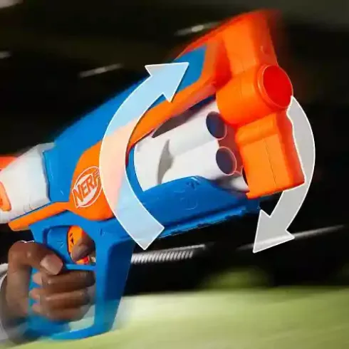 Hasbro Nerf N Series Agility játék szivacslövő forgótáras fegyver 12db lövedékkel