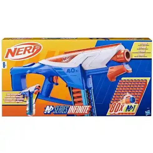 Hasbro Nerf N Series Infinite játék szivacslövő gépfegyver 80db lövedékkel
