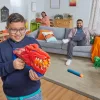 Hasbro Nerf Junior Wild Lionfury oroszlános játék szivacslövő fegyver 16db lövedékkel