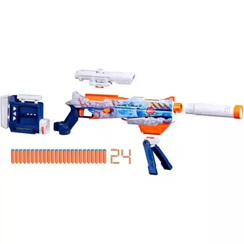 Hasbro Nerf Loadout Arctic Zerostriker távcsöves szivacslövő játékfegyver