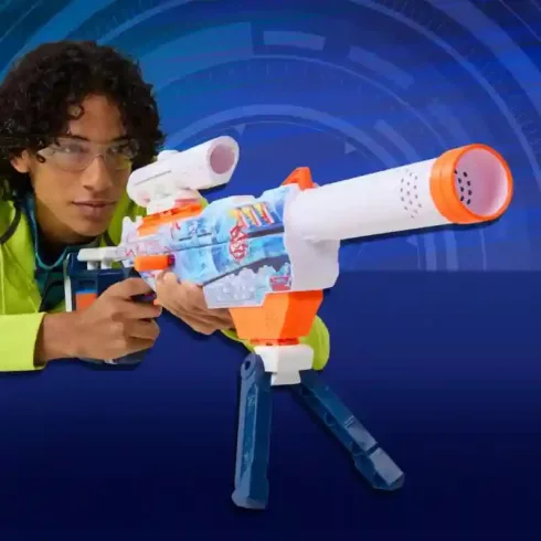 Hasbro Nerf Loadout Arctic Zerostriker távcsöves szivacslövő játékfegyver