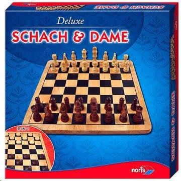 Noris Deluxe - Fa sakk és dámajáték (606104577)