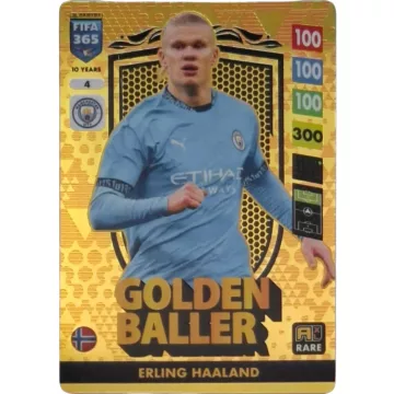   Panini FIFA 365 Adrenalyn XL Golden Baller Erling Haaland focis kártya, Manchester City FC