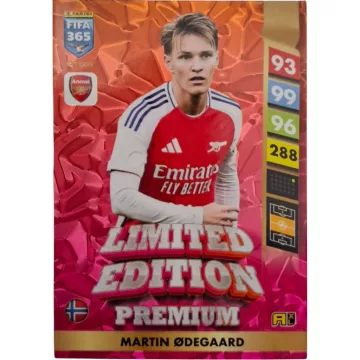   Panini FIFA 365 Adrenalyn XL Limited Edition Premium Martin Ødegaard focis kártya, Arsenal FC