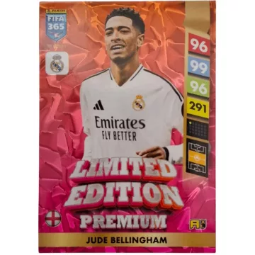   Panini FIFA 365 Adrenalyn XL Limited Edition Premium Jude Bellingham focis kártya, Real Madrid CF