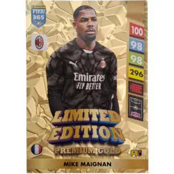   Panini FIFA 365 Adrenalyn XL Limited Edition Premium Gold Mike Maignan focis kártya, AC Milan
