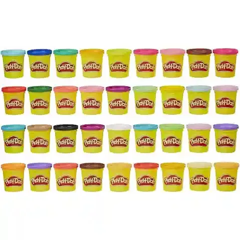 Hasbro Play-Doh 36 tégelyes színes gyurmakészlet