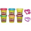 Hasbro Play-Doh 6 tégelyes csillámos színes gyurmakészlet