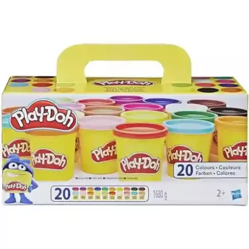 Hasbro Play-Doh 20 tégelyes színes gyurmakészlet (csomagolássérült)