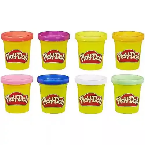 Hasbro Play-Doh 8 tégelyes színes gyurmakészlet