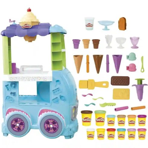 Hasbro Play-Doh interaktív fagyis kocsi gyurmakészlet