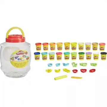   Hasbro Play-Doh 20 tégelyes színes gyurmakészlet formákkal tároló dobozban
