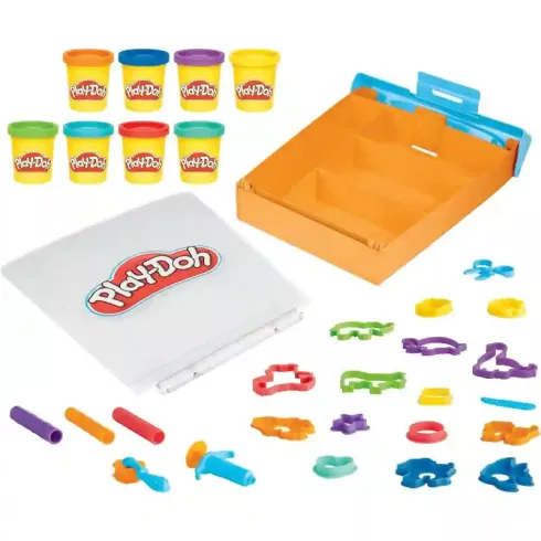 Hasbro Play-Doh képzeletbeli állatok gyurmakészlet tárolódobozban